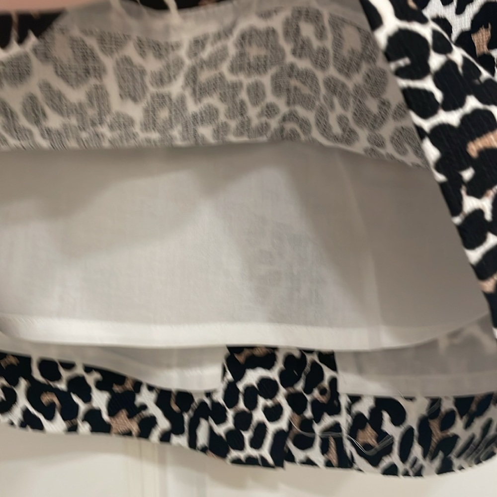 J. Crew Factory Leopard Mini Pencil Skirt - Picture 4 of 9